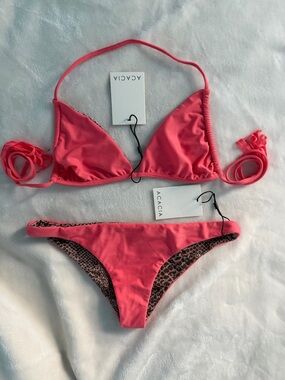 acacia swimwear Taffy Pink Bikini